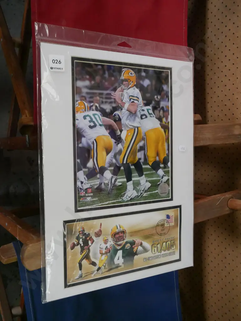 American Football Brett Favre unframed poster print Image 1++