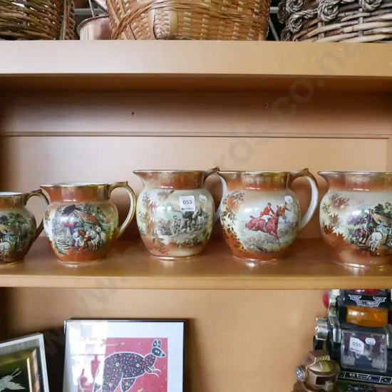 5x English jugs
