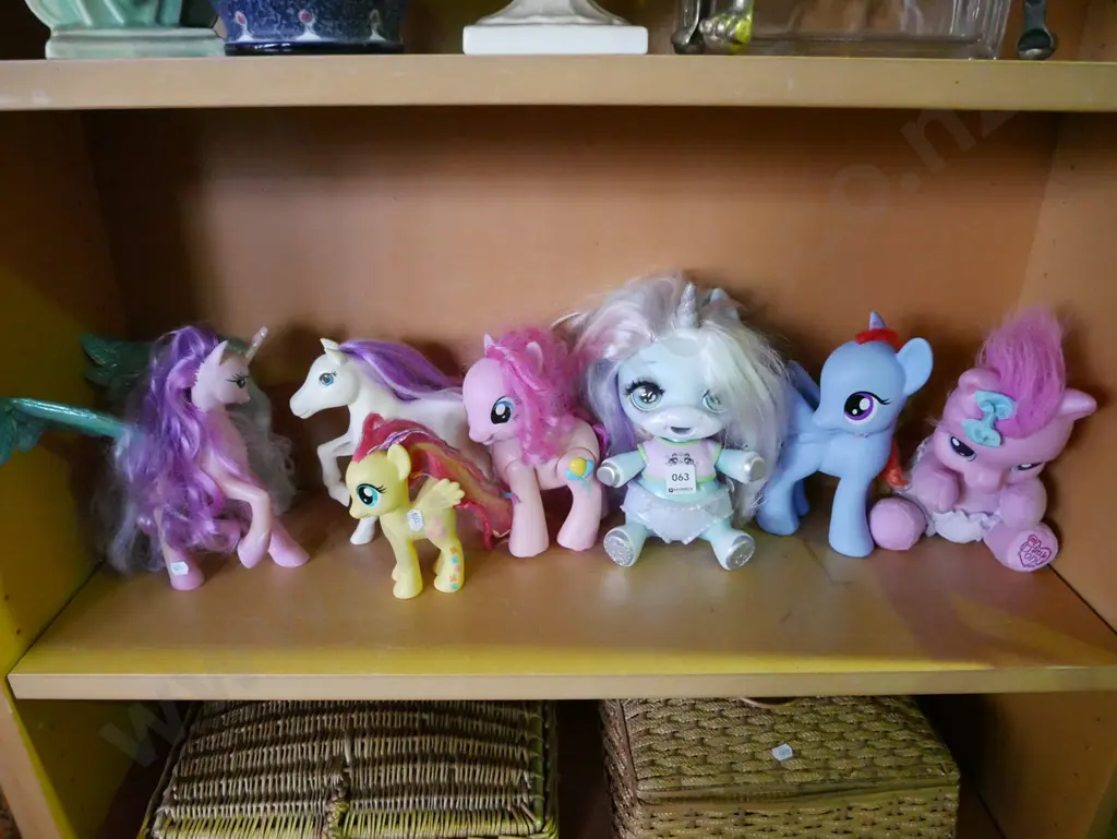 shelf of My Little Ponies Image 1++
