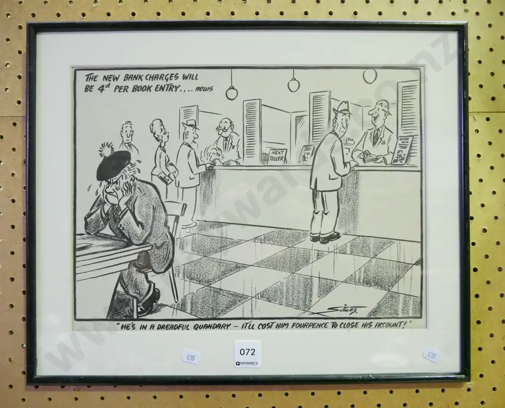 framed Sid Scales comic Image 1++