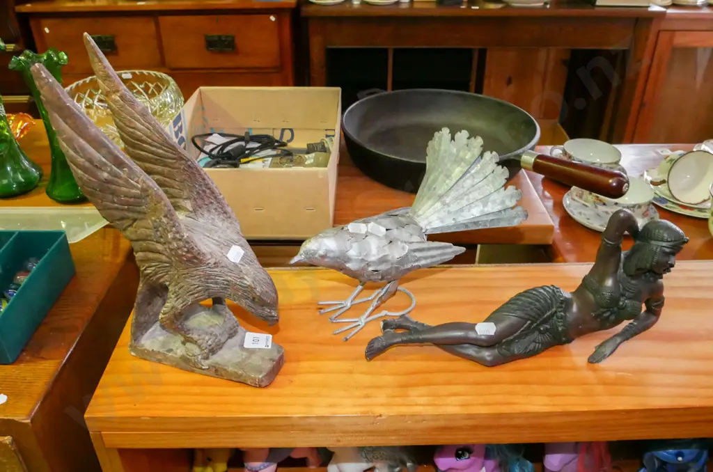 Egyptian figurines, 2x bird figurines Image 1++