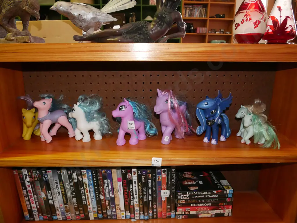 shelf of My Little Ponies Image 1++