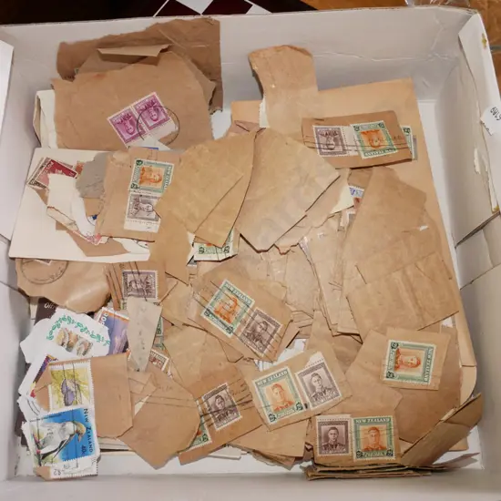 box of stamps