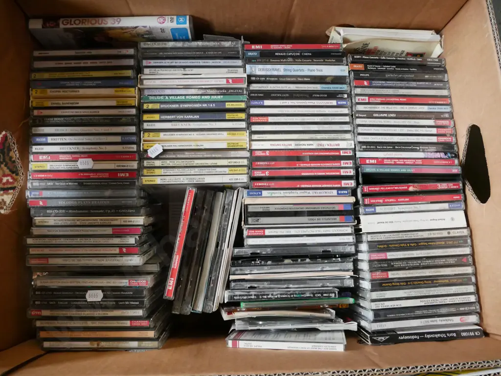 box of CDs Image 1++