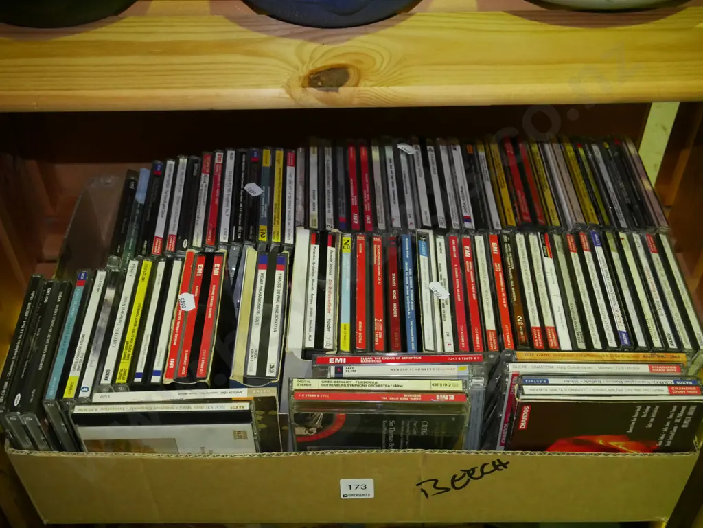 box of CDs Image 1++