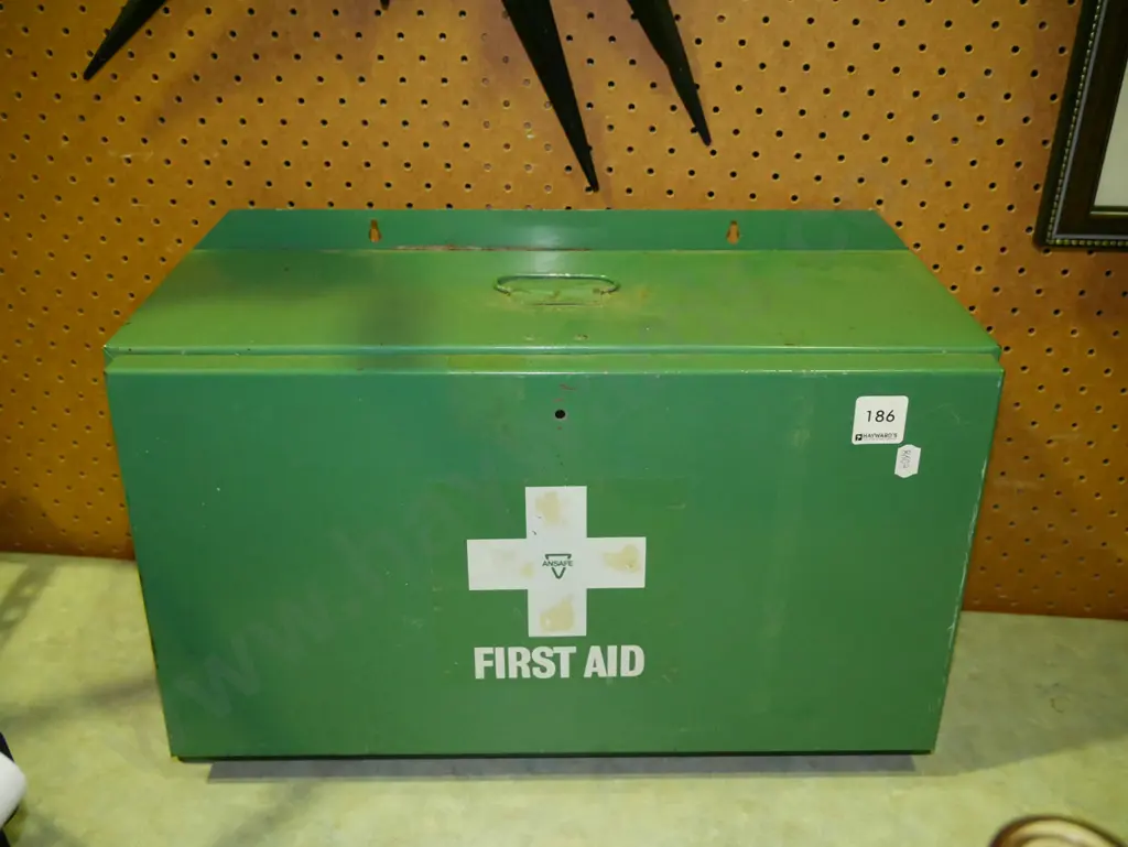 metal wall mounted first aid box Image 1++