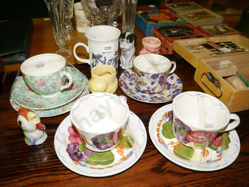 coffee cup, egg cups, trio etc Image 1++