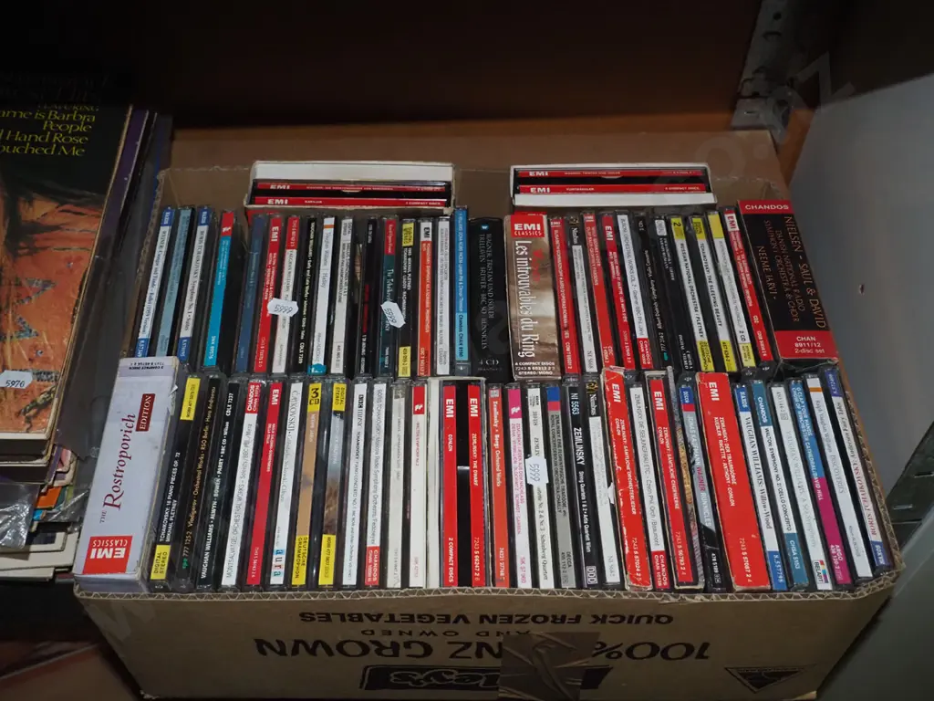 box of CDs Image 1++