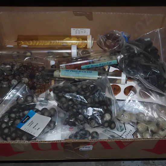 box of buttons