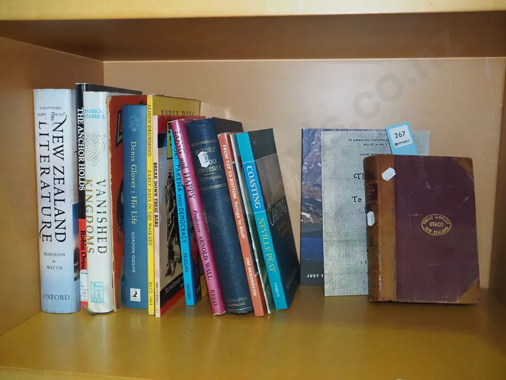 shelf of NZ books Image 1++