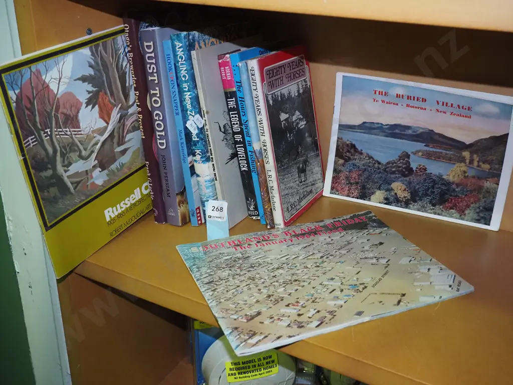 shelf of NZ books Image 1++