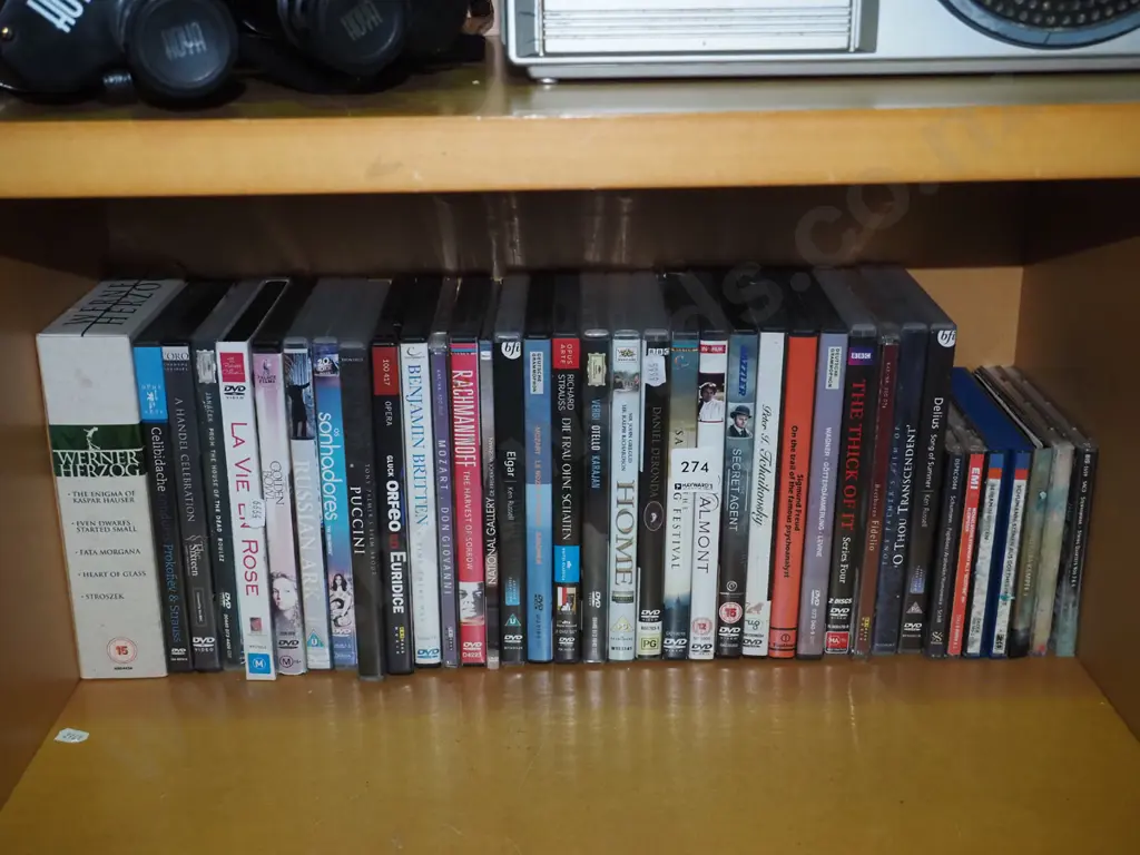 shelf; CDs, DVDs Image 1++