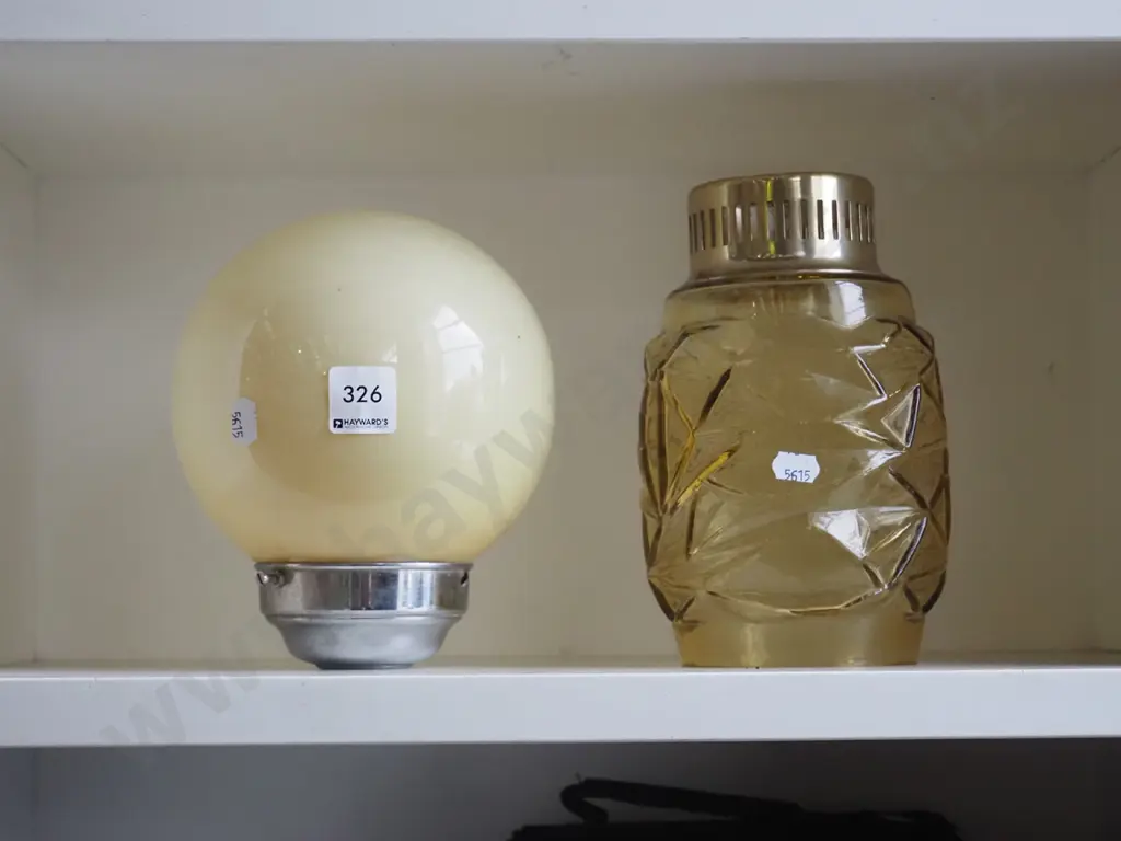 1x deco light fitting, part 1970s light fitting Image 1++