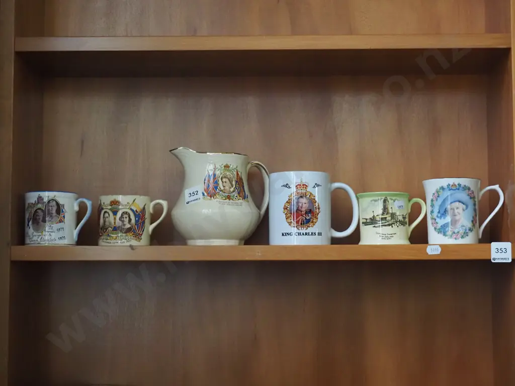 shelf of royal memorabilia Image 1++