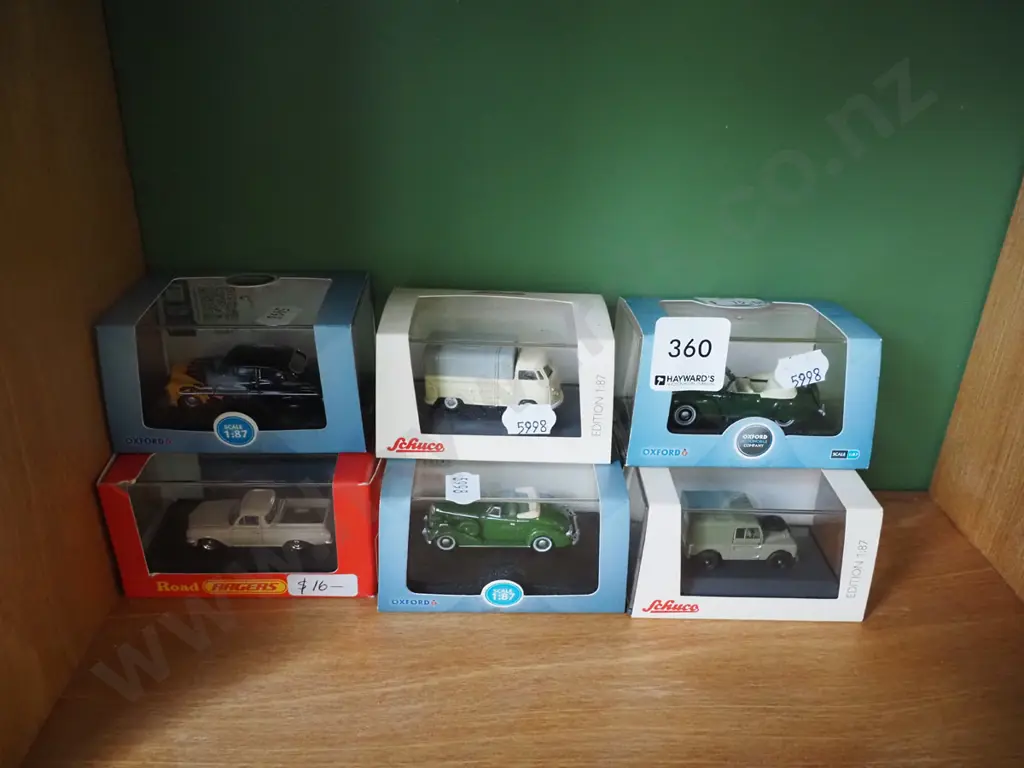 6x boxed 1:87 scale model vehicles Image 1++