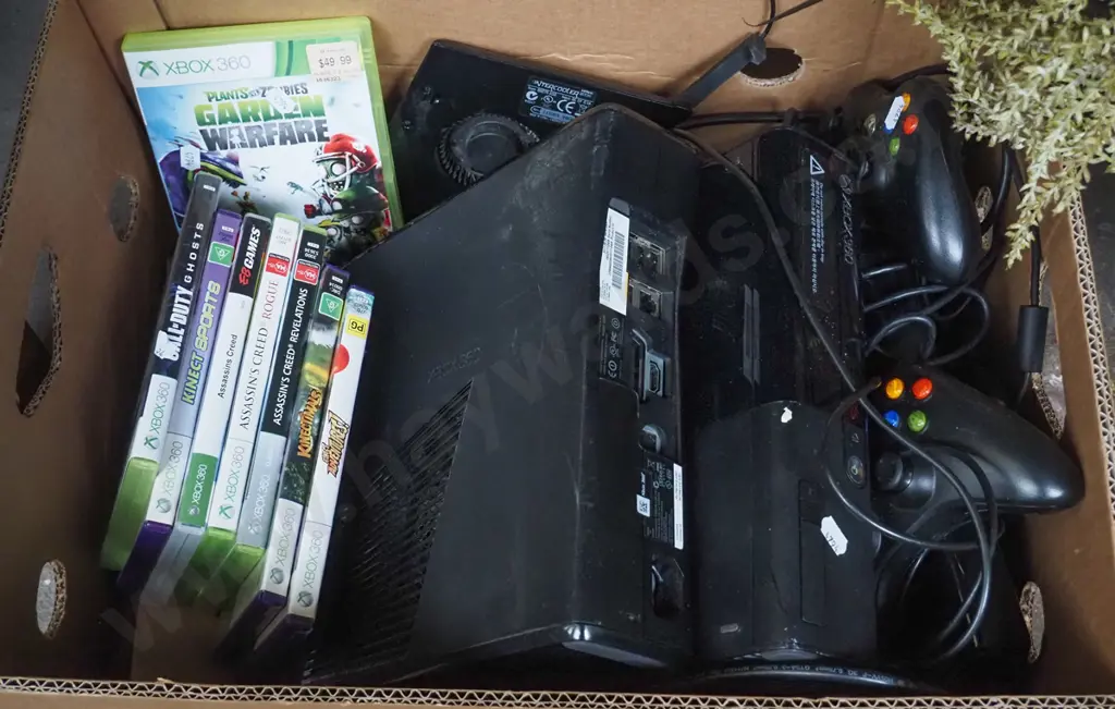 box; 2x x-box consoles, games, controllers etc Image 1++