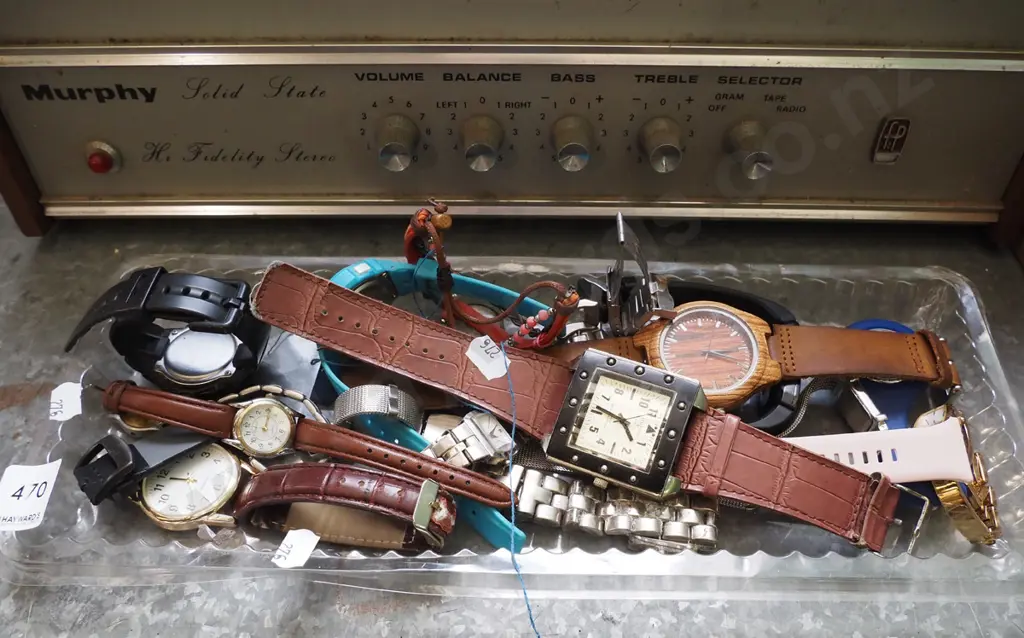 plastic tray of watches Image 1++