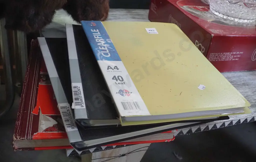 3x clear file folders of stamps  Image 1++