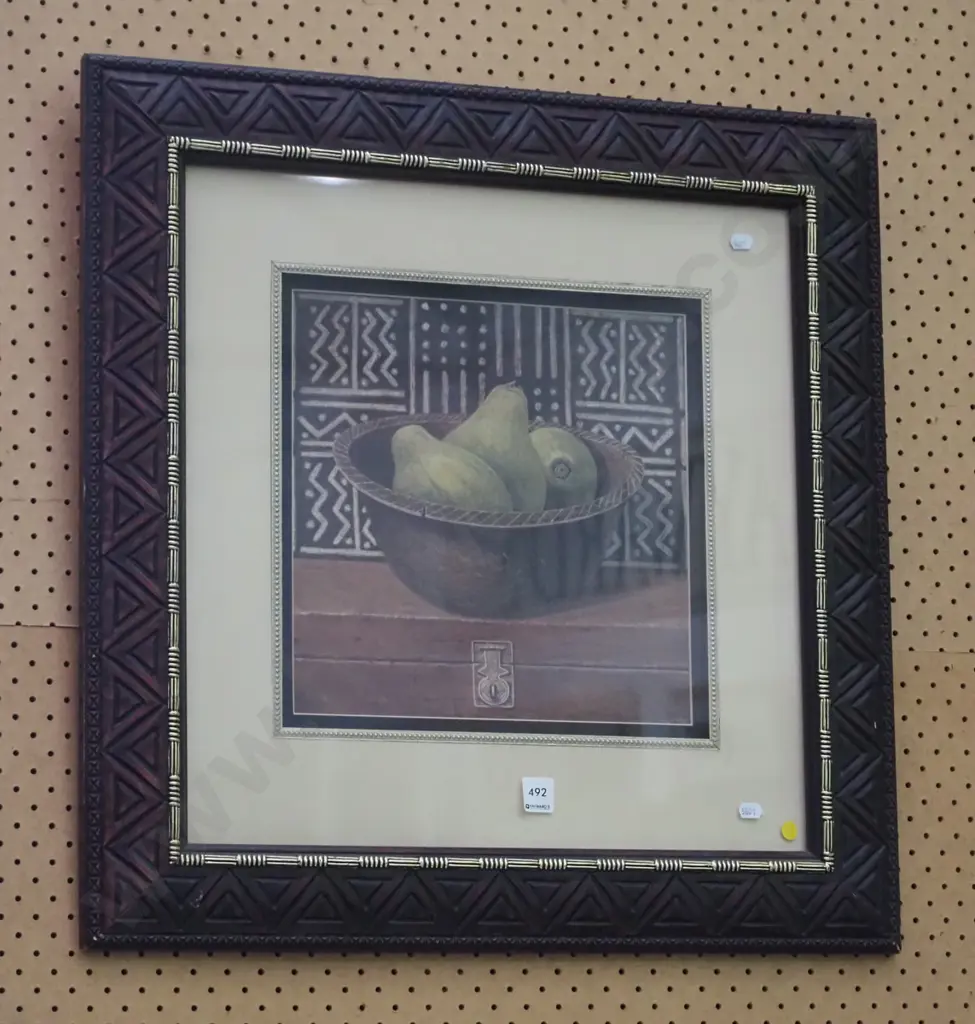 framed print- still life pears Image 1++