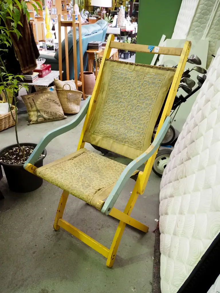 vintage sun lounger Image 1++