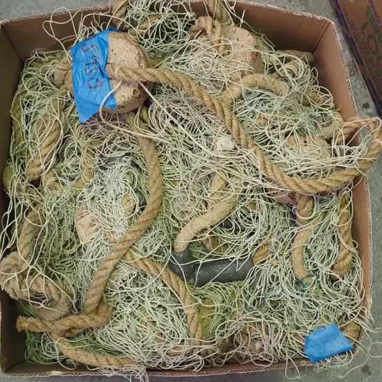 vintage fishing net