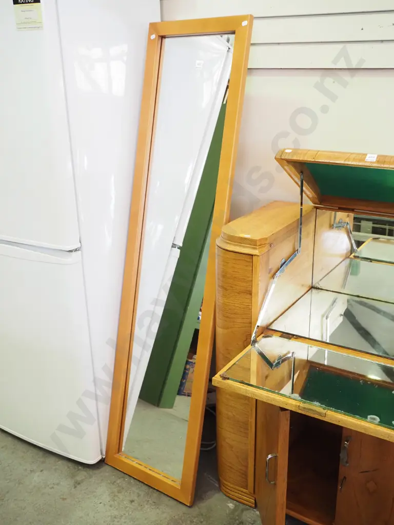 rimu framed freestanding mirror Image 1++