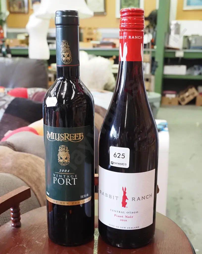 bottle of port, Central Otago pinot noir Image 1++