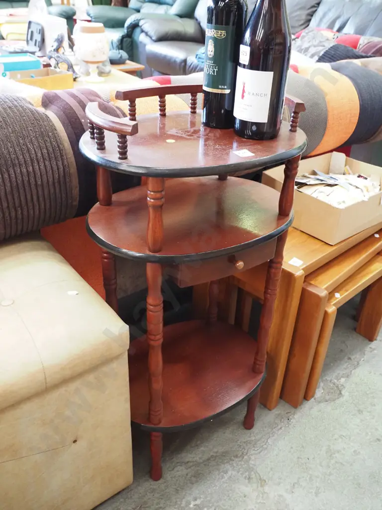 mdf faux wood veneer whatnot Image 1++