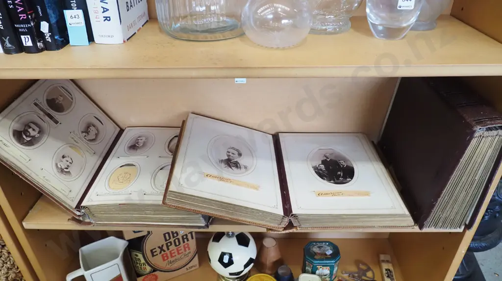 3x vintage photograph albums - age damage  Image 1++