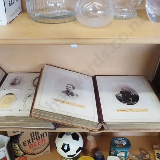3x vintage photograph albums - age damage 