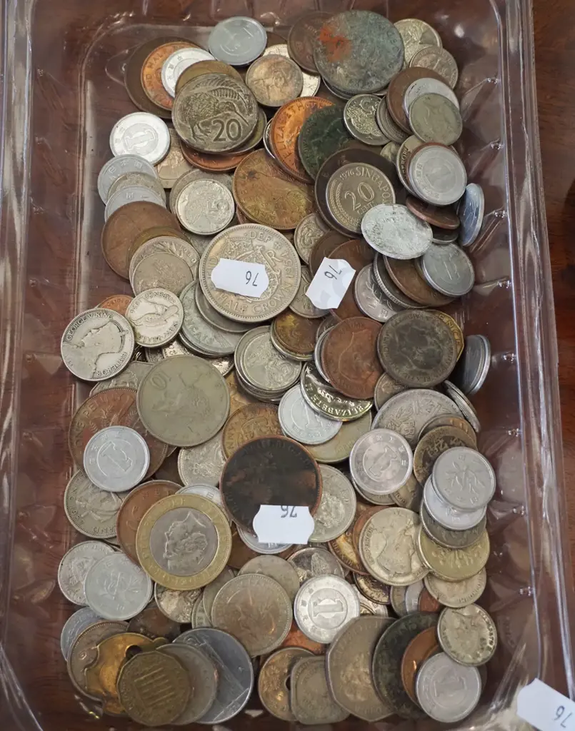 tray of coins Image 1++