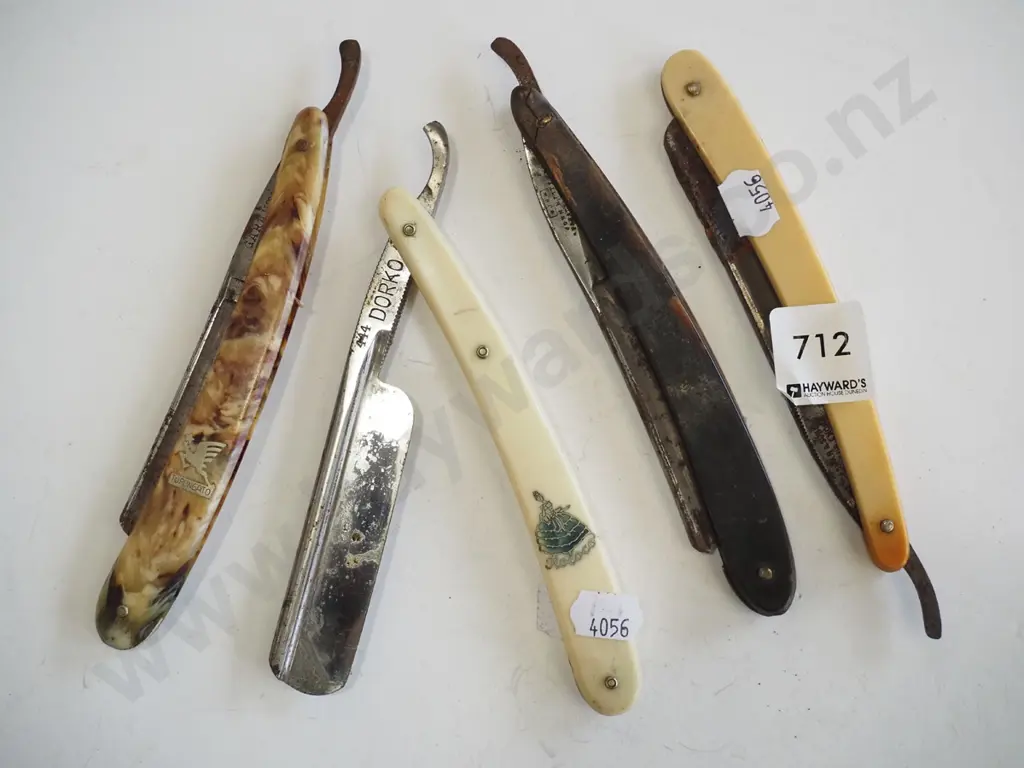 4x cut throat razors Image 1++