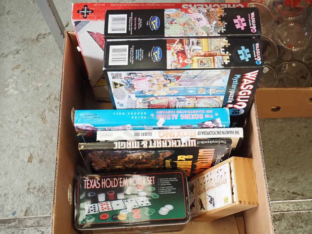 box; puzzles, games, books Image 1++