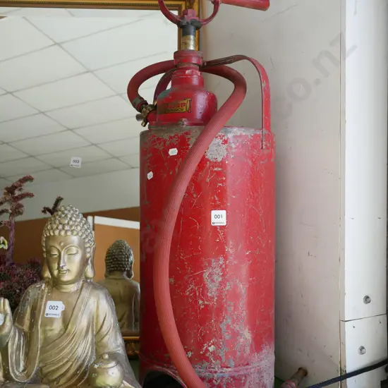 vintage stirrup pump fire extinguisher
