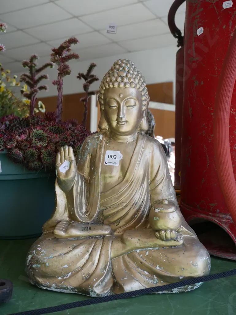 buddha figurine - damage H-360 Image 1++