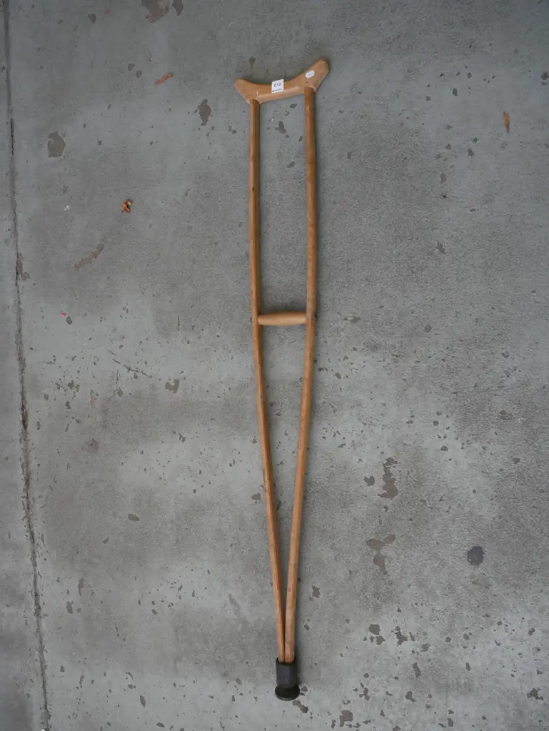 wooden crutch Image 1++