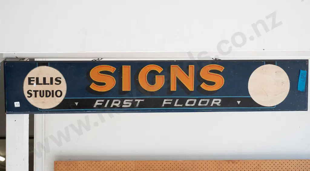 hand painted Ellis Studio sign Image 1++
