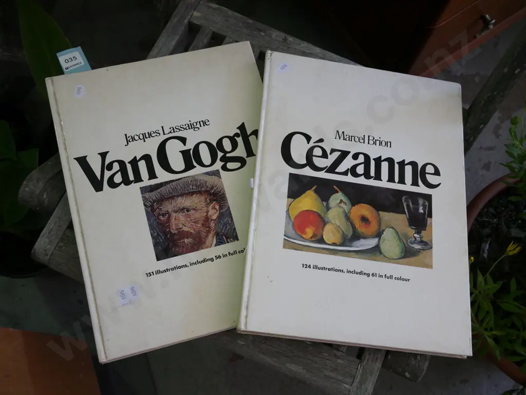 Cezanne and van Gogh art books Image 1++