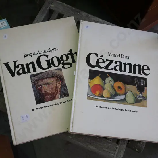 Cezanne and van Gogh art books