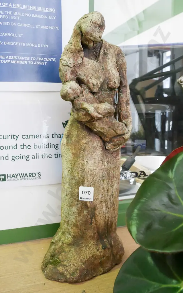 studio pottery sculpture/garden ornament - child H_440 Image 1++