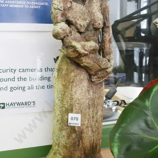 studio pottery sculpture/garden ornament - child H_440