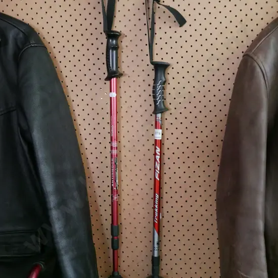 2x walking sticks