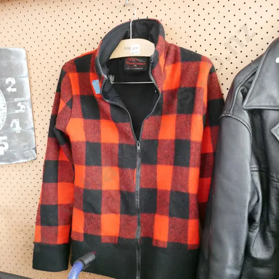 small Mountaineer red checked bush shirt