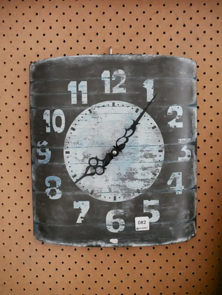 print on tin wall clock Image 1++