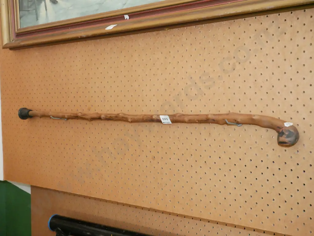 knobbly wooden walking stick Image 1++