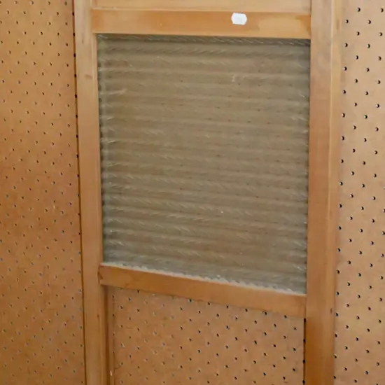 glass washboard