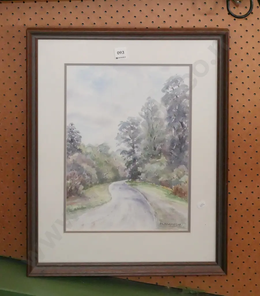 framed watercolour - driveway Image 1++