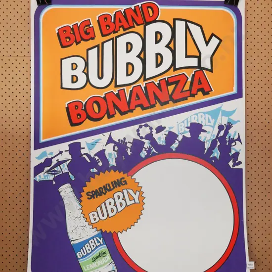 Bubbly Sparkling Lemonade advertising print