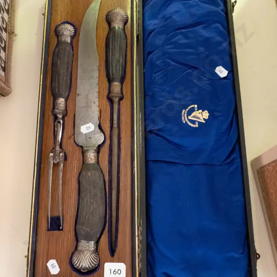 cased carving set