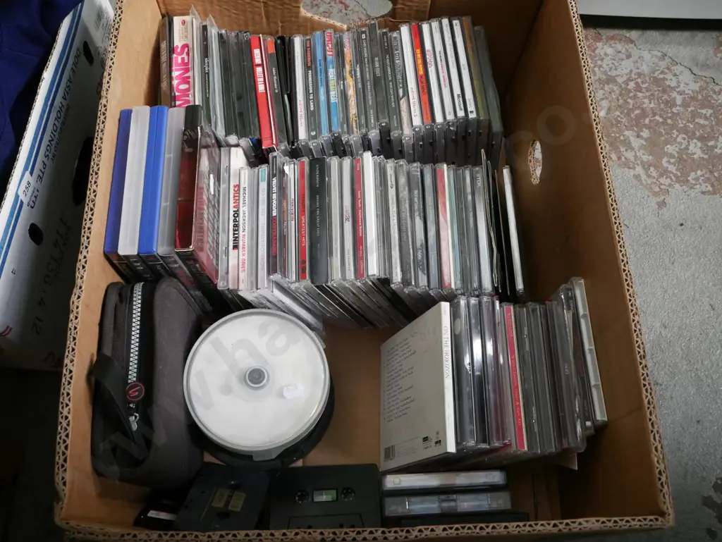 box of CDs, DVDs Image 1++